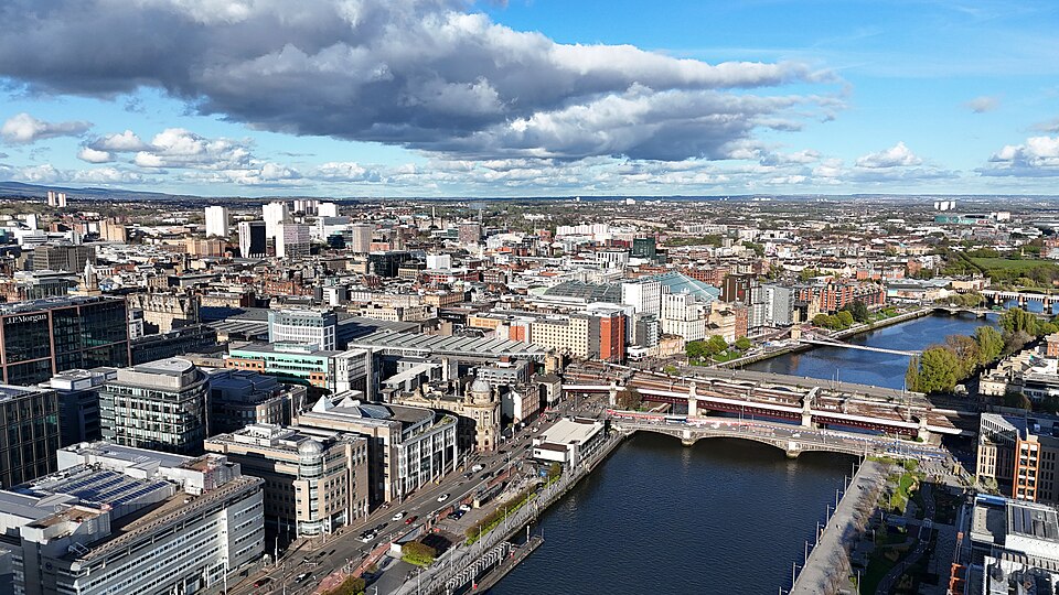 Glasgow city centre in Glasgow