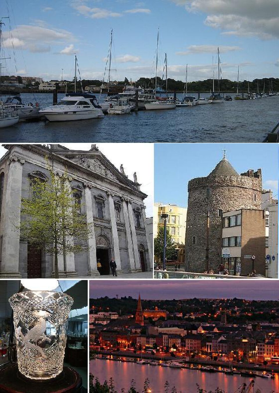 Waterford city centre in Waterford